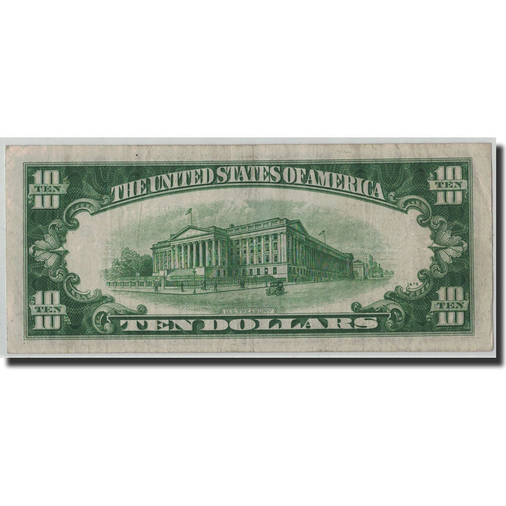 Banknote, United States, Ten Dollars, 1950A, KM:2104, VF(20-25)