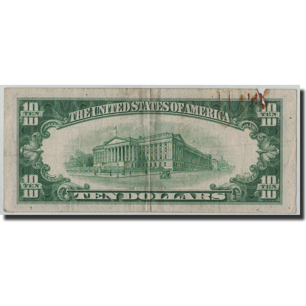 Banknote, United States, Ten Dollars, 1950A, KM:2102, F(12-15)