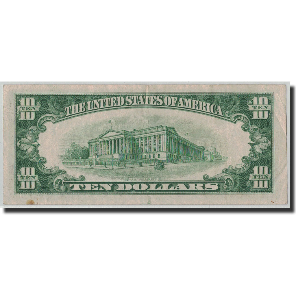 Banknote, United States, Ten Dollars, 1950B, KM:2116, VF(30-35)