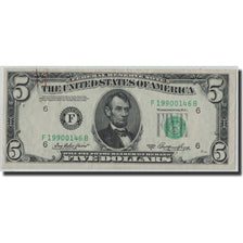 Banknote, United States, Five Dollars, 1950A, KM:1808, EF(40-45)