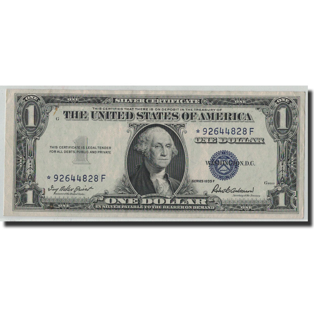 Banconote, Stati Uniti, One Dollar, 1935F, KM:1458@star, BB+