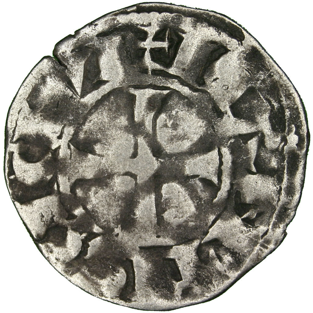 FRANCE, Denarius, Nantes, VF(20-25), Silver, Boudeau #28, 1.08