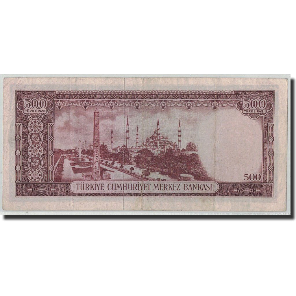 Banknote, Turkey, 500 Lira, L.1930, 1953-04-15, KM:170a, VF(30-35)