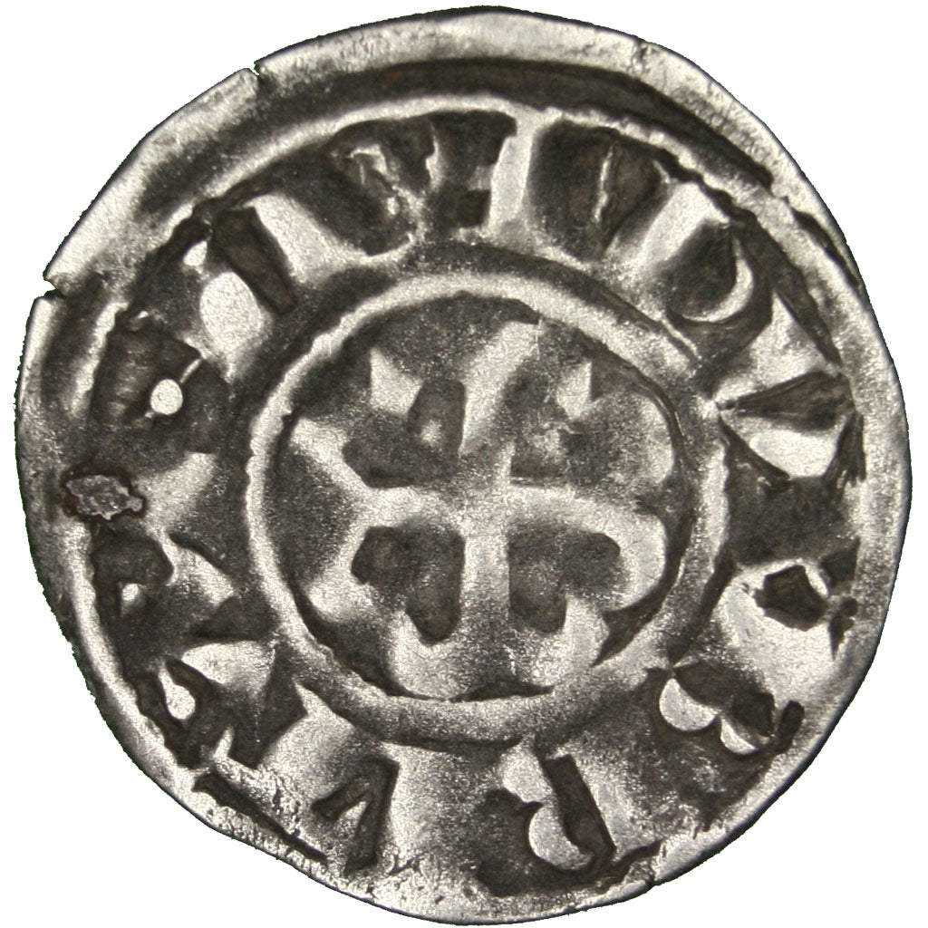 FRANCE, Denarius, Nantes, EF(40-45), Silver, Boudeau #28, 0.93