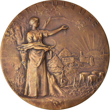France, Médaille, Art Nouveau, Agriculture, Grandhomme, SUP, Bronze