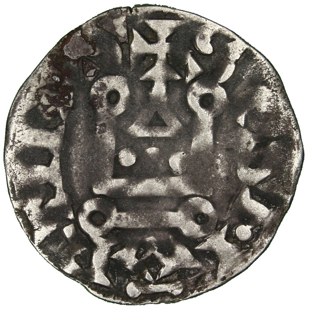 FRANCE, Denarius, Saint-Martin de Tours, EF(40-45), Silver, 0.91