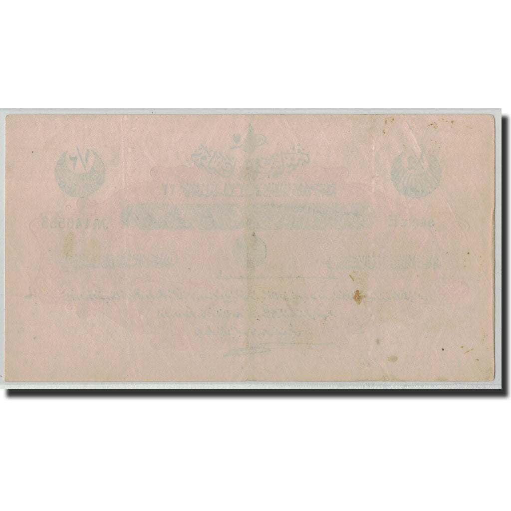 Banknote, Turkey, 1/2 Livre, L.1331, 22.12.AH1331, KM:82, EF(40-45)