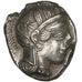 Coin, Attica, Athens, Athena, Tetradrachm, Athens, AU(55-58), Silver