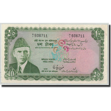 Biljet, Pakistan, 10 Rupees, Undated (1972-75), KM:21a, SPL