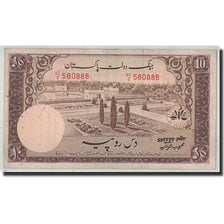 Banknote, Pakistan, 10 Rupees, Undated (1951), KM:13, VF(20-25)
