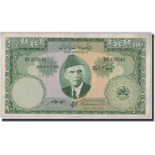 Banknote, Pakistan, 100 Rupees, ND (1957), KM:18c, VF(30-35)
