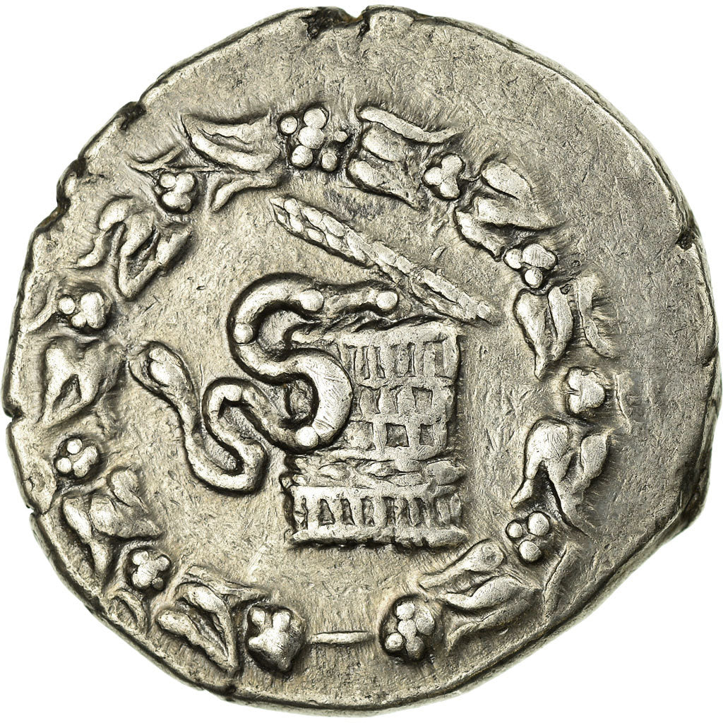 Moneta, Mysia, Pergamon, Cistophorus, Pergamon, BB+, Argento