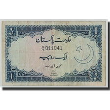 Banknote, Pakistan, 1 Rupee, Undated (1953-63), KM:9, VF(20-25)