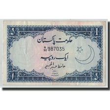 Banknote, Pakistan, 1 Rupee, Undated (1953-63), KM:9, EF(40-45)