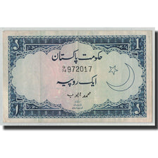 Banknote, Pakistan, 1 Rupee, Undated (1953-63), KM:9, AU(55-58)