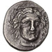 Coin, Caria Island, Pixodare, Apollo, Trihemiobol, AU(50-53), Silver