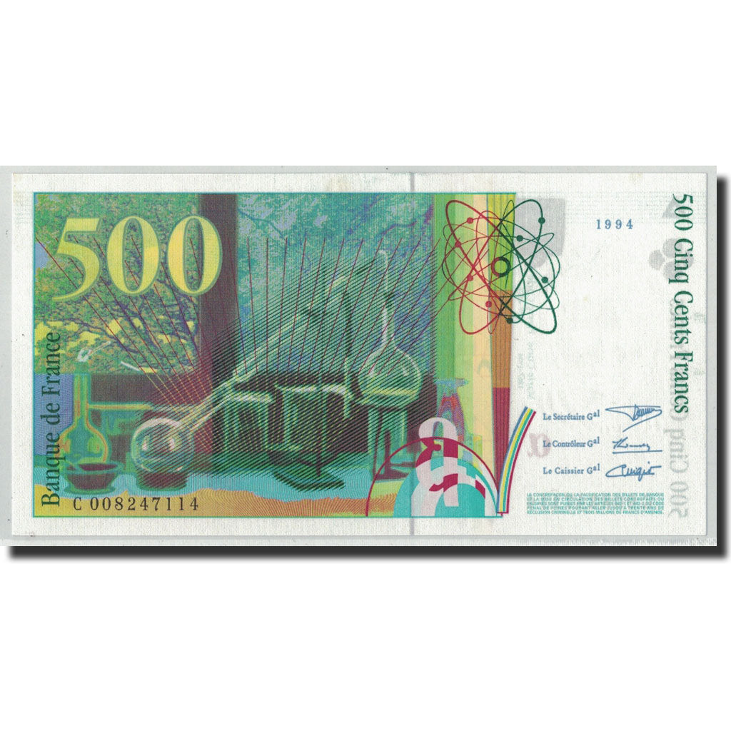 Frankreich, 500 Francs Pierre et Marie Curie, 1994, UNZ, Fayette:76.1, KM:160a