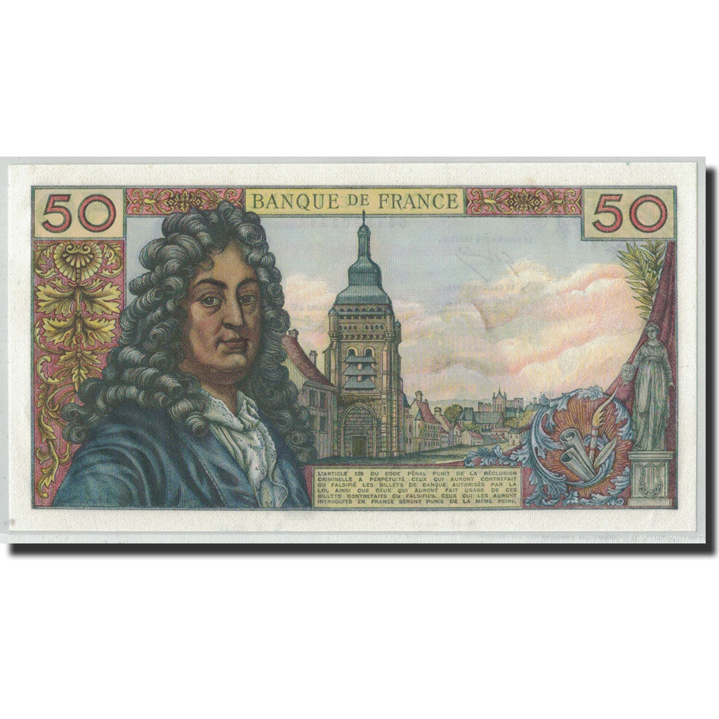 Francia, 50 Francs Racine, 1974-09-05, FDS, Fayette:64.27, KM:148d