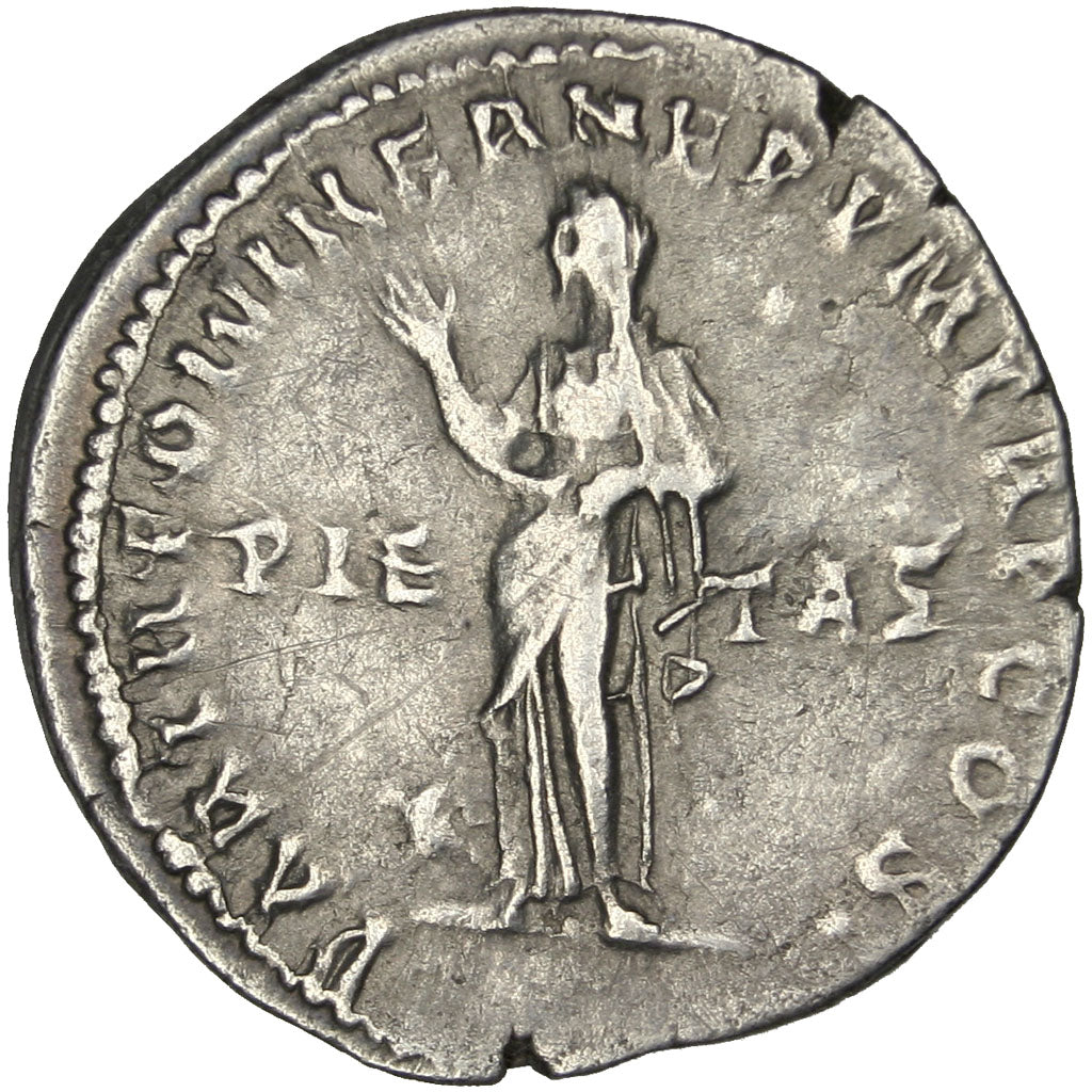 Hadrian, Denarius, Roma, AU(50-53), Silver, 2.73