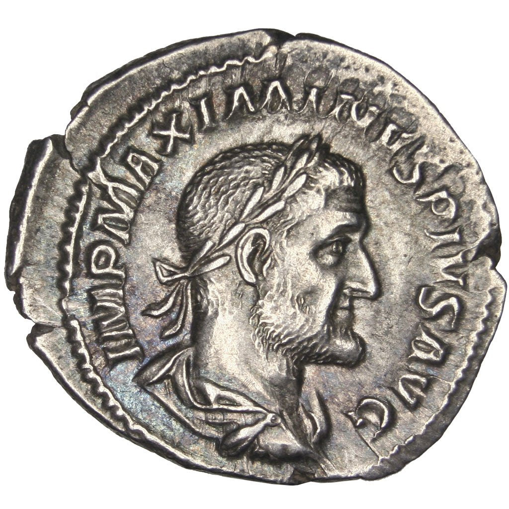 Maximinus I, Denarius, Roma, AU(55-58), Silver, 2.81