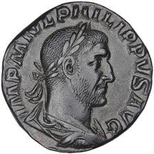 Philip I, Sestertius, Roma, AU(50-53), Copper, 15.30