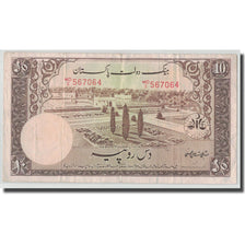 Banknote, Pakistan, 10 Rupees, Undated (1951), KM:13, VF(20-25)