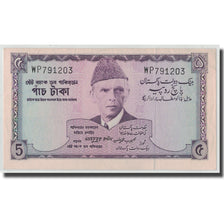 Billet, Pakistan, 5 Rupees, Undated (1966), KM:15, TTB+