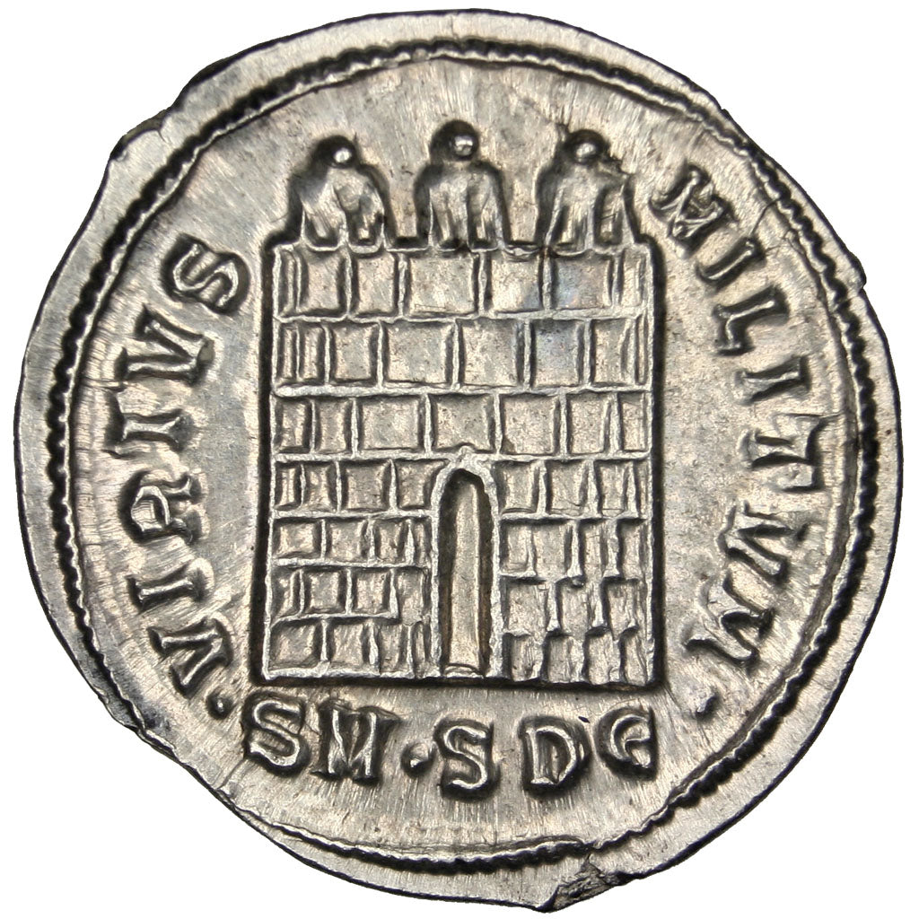 Coin, Galerius, Argenteus, Serdica, graded, NGC, MS, 2048208-006, MS(63), Silver