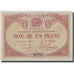 France, Nantes, 1 Franc, AU(55-58), Pirot:88-8