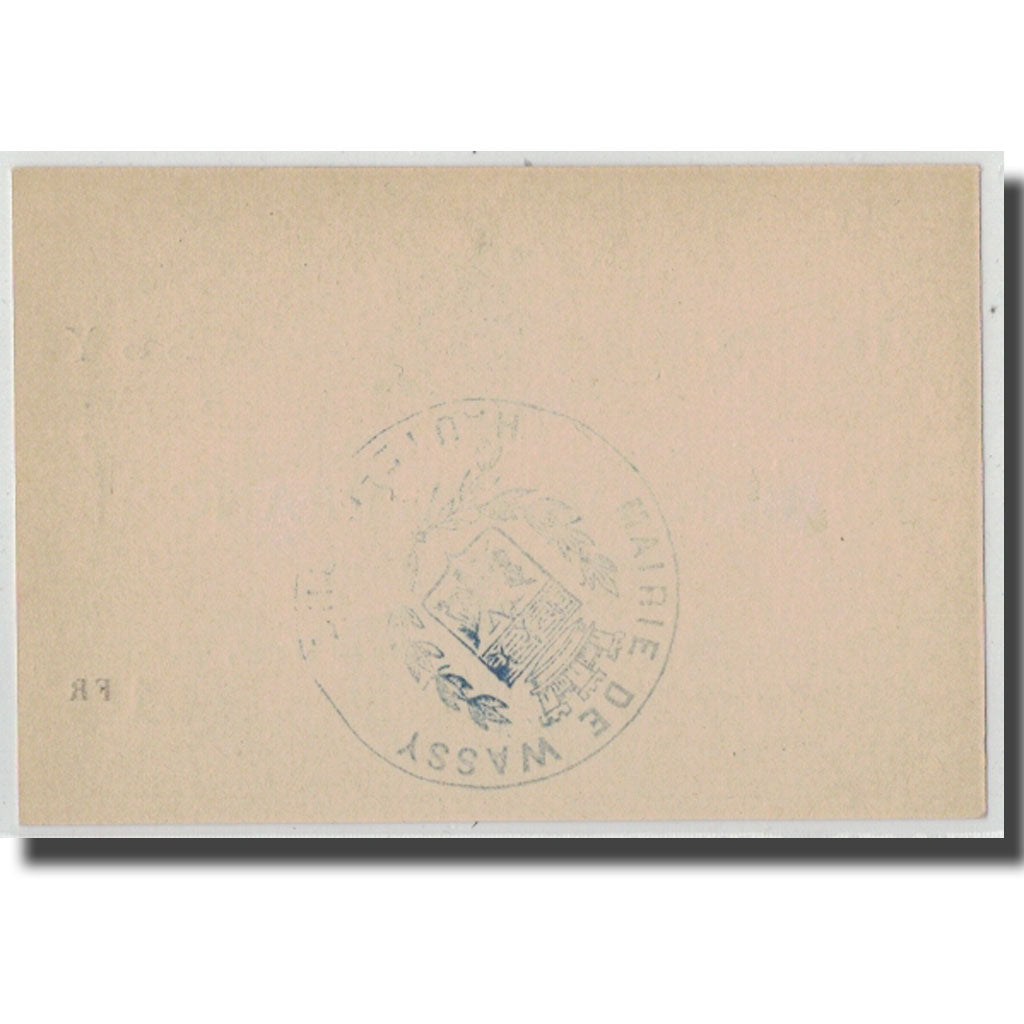 France, Wassy, 1 Franc, 1916, UNC(63), Pirot:52-49