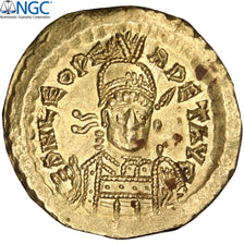 Monnaie, Leo I, Solidus, Constantinople, Gradée, NGC, MS, 2048209-009, SPL, Or