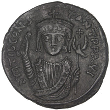 Tiberius II Constantine 578-582, Follis, Constantinople, graded, NGC, SPL-, Rame
