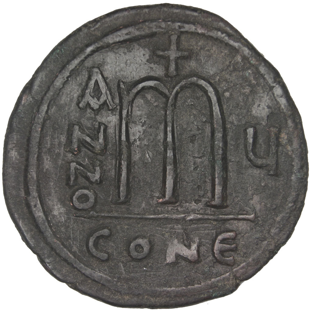 Tiberius II Constantine 578-582, Follis, Constantinople, graded, NGC,...