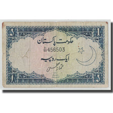 Banknote, Pakistan, 1 Rupee, Undated (1953-63), KM:9, F(12-15)