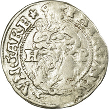Coin, Hungary, Ferdinand I, Denar, Hermannstadt, AU(50-53), Silver