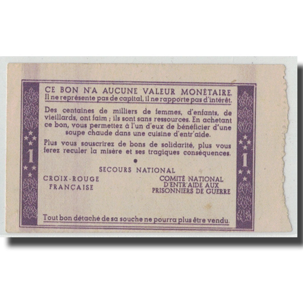 France, Bon de Solidarité, 1 Franc, UNC(60-62)