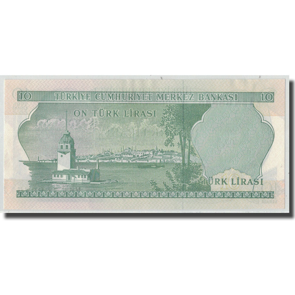 Banknote, Turkey, 10 Lira, L.1970 (1975), 1970-01-26, KM:186, UNC(60-62)