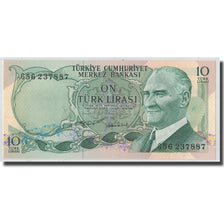 Banknote, Turkey, 10 Lira, L.1970 (1975), 1970-01-26, KM:186, UNC(63)