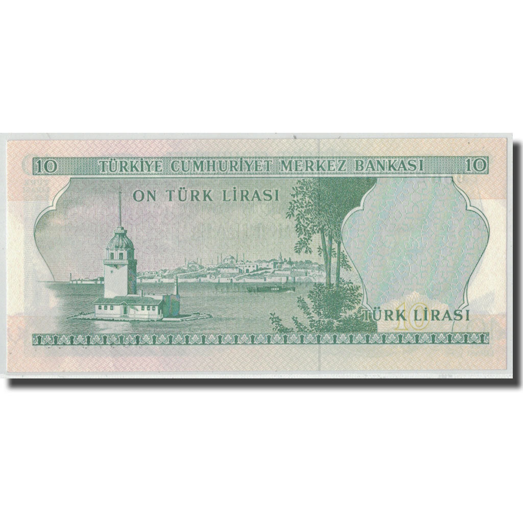 Banknote, Turkey, 10 Lira, L.1970 (1975), 1970-01-26, KM:186, UNC(63)