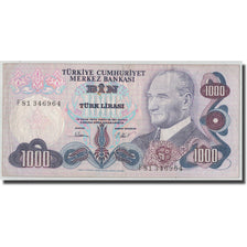 Billet, Turquie, 1000 Lira, L.1970, 1970-01-26, KM:191, TB