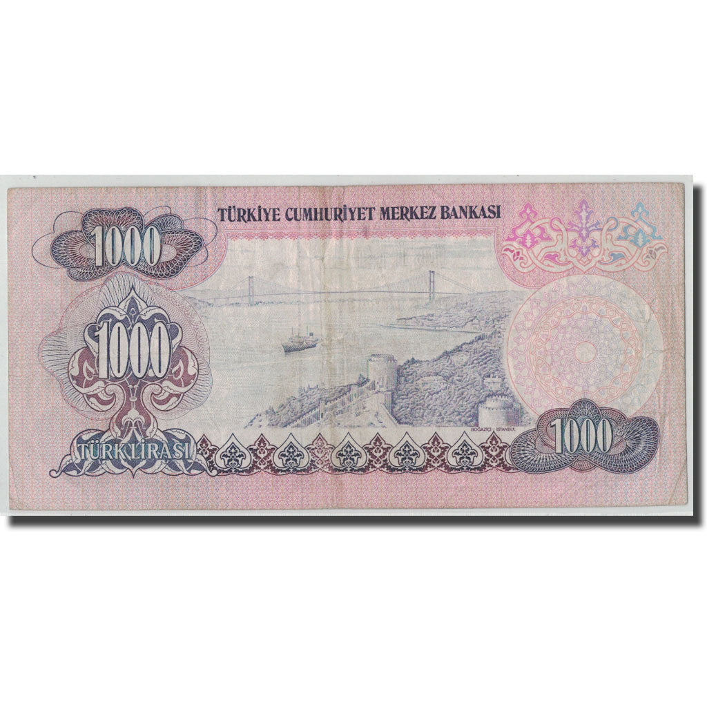 Billet, Turquie, 1000 Lira, L.1970, 1970-01-26, KM:191, TB
