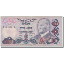 Billet, Turquie, 1000 Lira, L.1970, 1970-01-26, KM:191, TB