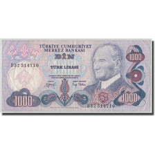 Geldschein, Türkei, 1000 Lira, L.1970, 1970-01-26, KM:191, S