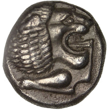 Ionia, Miletos, Obol, Miletos, AU(55-58), Silver, 1.08