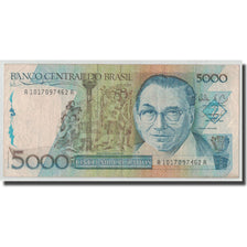 Banknote, Brazil, 5000 Cruzados, KM:214a, VF(20-25)