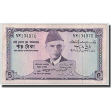 Banknote, Pakistan, 5 Rupees, KM:15, EF(40-45)