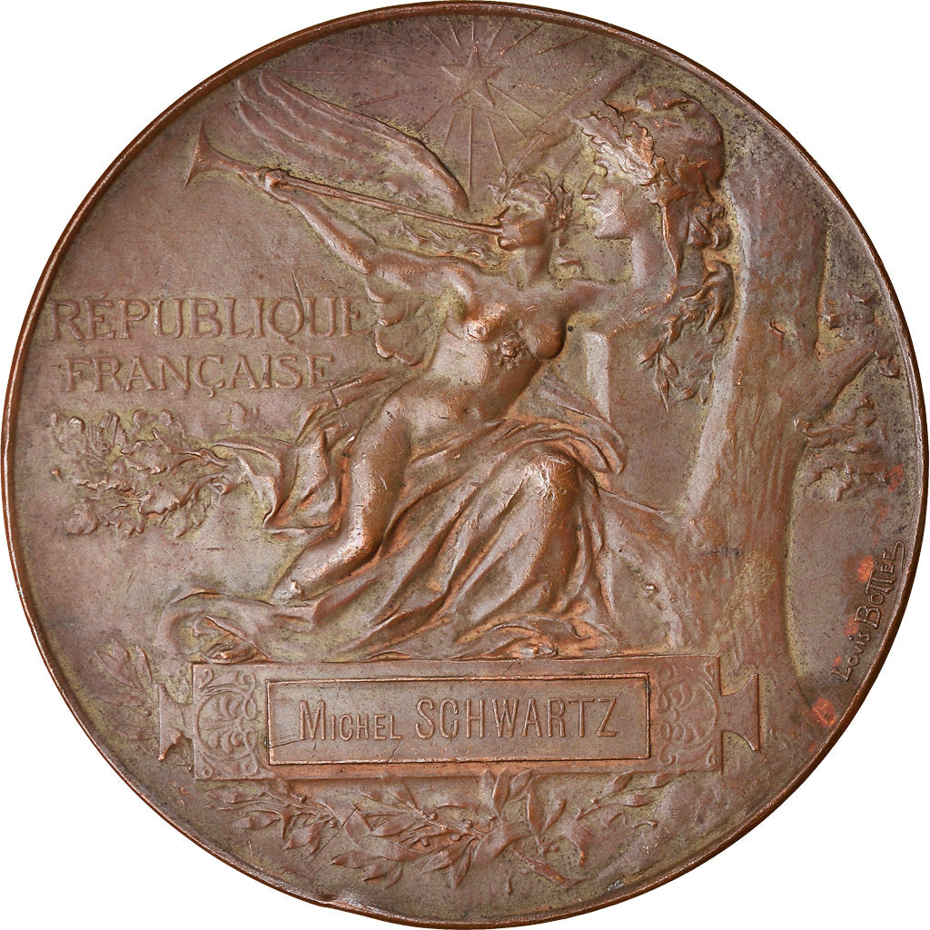 Francia, medalla, Exposition universelle de Paris, 1889, Bottée, MBC+, Bronce