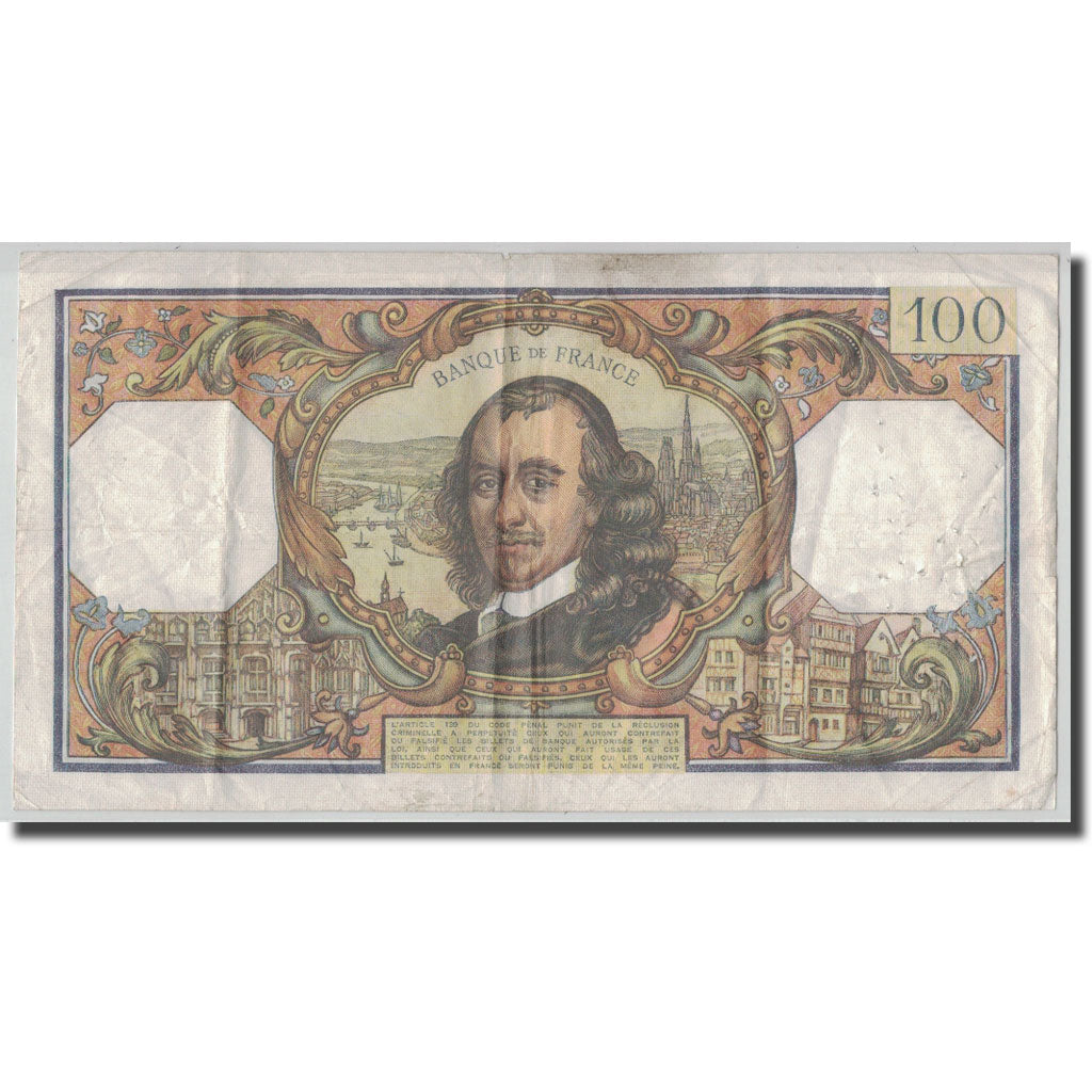 Frankrijk, 100 Francs Corneille, 1969-11-06, TB, Fayette:65.28, KM:149c