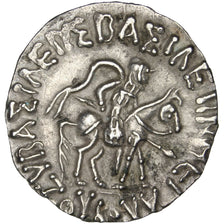 Indo-Skythian Kingdom, Azes I, Drachm, AU(55-58), Silver, 2.27