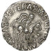 Indo-Skythian Kingdom, Azes I, Drachm, AU(55-58), Silver, 2.27